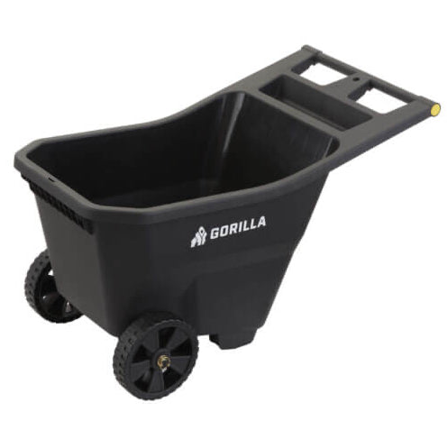 Gorilla Carts 4.5 Cu Ft Poly Yard Cart