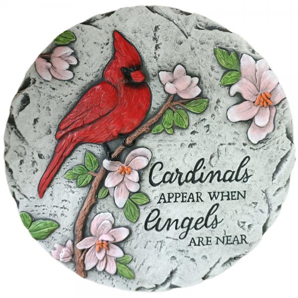 Cardinal Blessing Memorial Decorative Stepping Stone