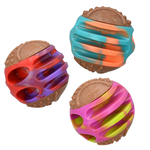 Multipet Giggle Chew Ball 3.2"