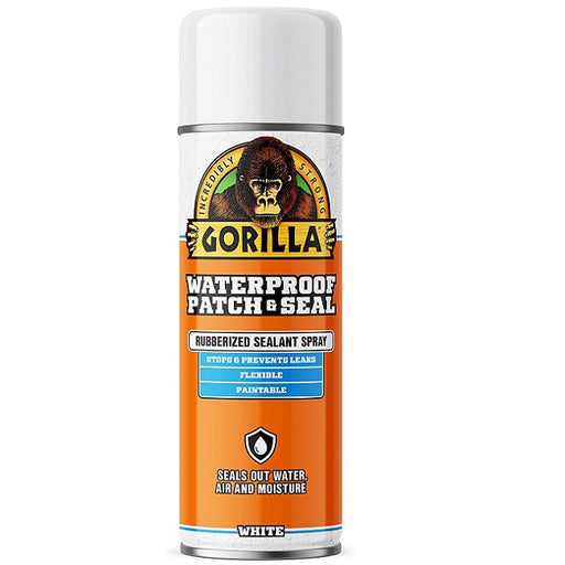 Gorilla Waterproof Patch & Seal Spray, White 16 oz.