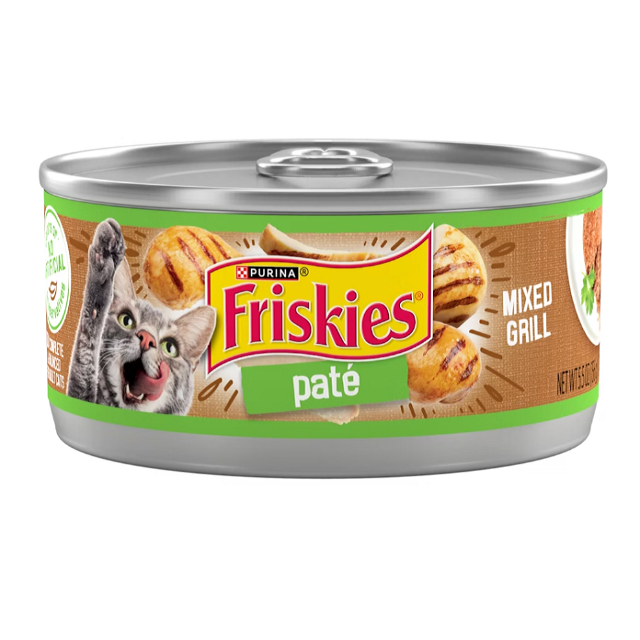 Friskies Pate Ocean Mixed Grill Canned Cat Food, 5.5-oz Can