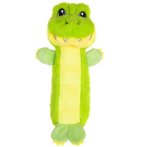 Growl Belly Busters Gary the Gator Tough Plush Dog Toy