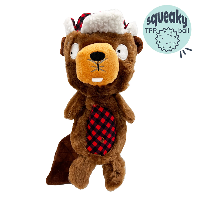 Slappies Ralphie Beaver Dog Toy