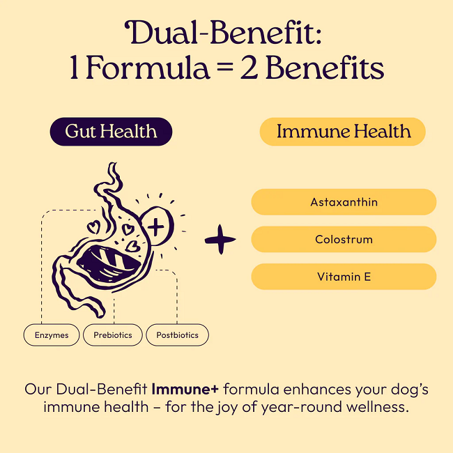 Welljoy Immune+ Dog Supplement 11.1 oz 90 count