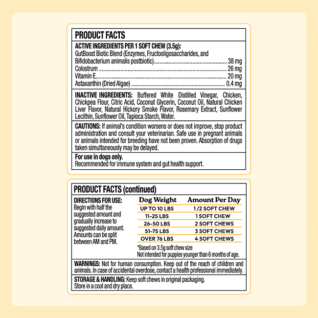 Welljoy Immune+ Dog Supplement 11.1 oz 90 count