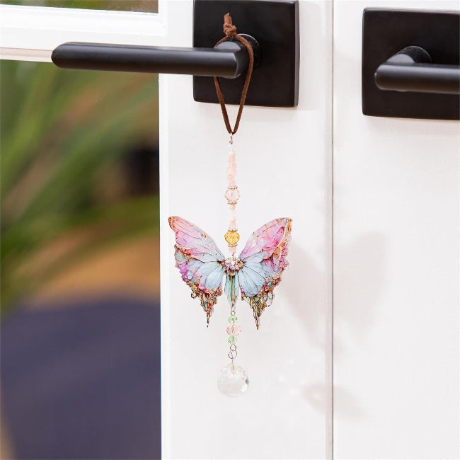 Hanging Butterfly Crystal, Assorted