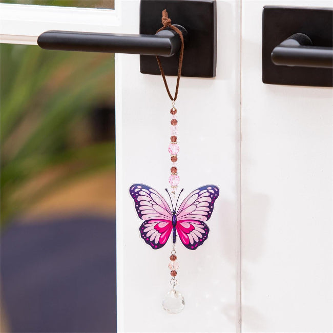 Hanging Butterfly Crystal, Assorted