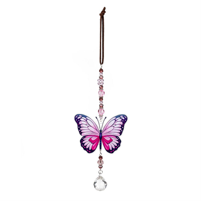 Hanging Butterfly Crystal, Assorted