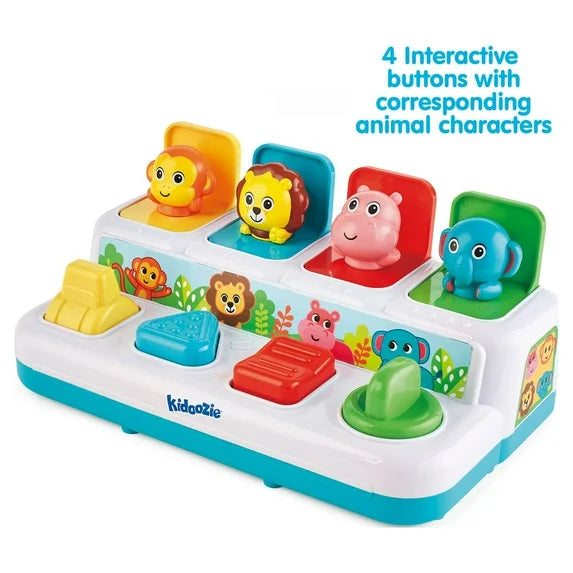 Kidoozie Pop ‘N Play Animal Friends Pop Up Activity Toy