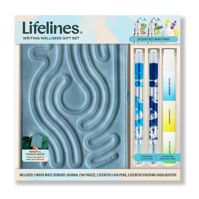 Lifelines Sensory Writing Wellness Gift Set - Blue