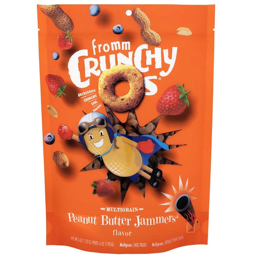 Fromm Crunchy Os Peanut Butter Jammers Flavor Treats 6 oz.