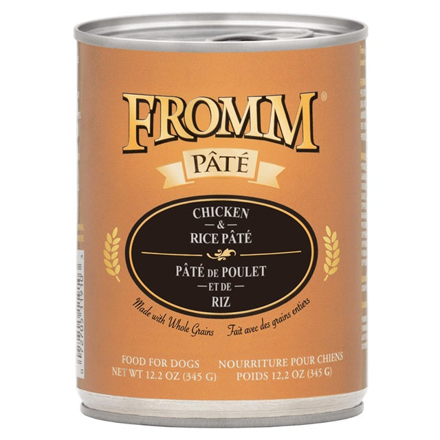 Fromm Chicken & Rice Pate Dog Food, 12-oz Can