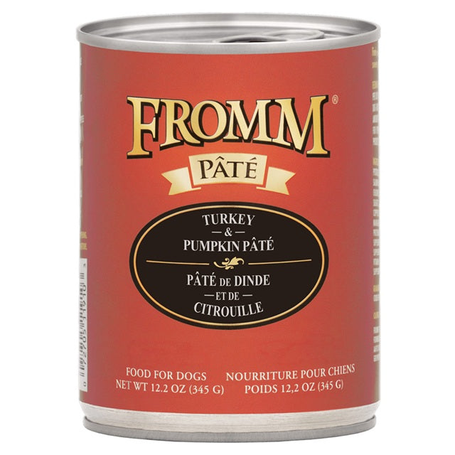 Fromm Turkey & Pumpkin Pate Dog Food, 12-oz Can
