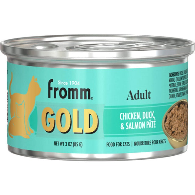 Fromm Gold Chicken, Duck, & Salmon Pate 3oz - 12 pack