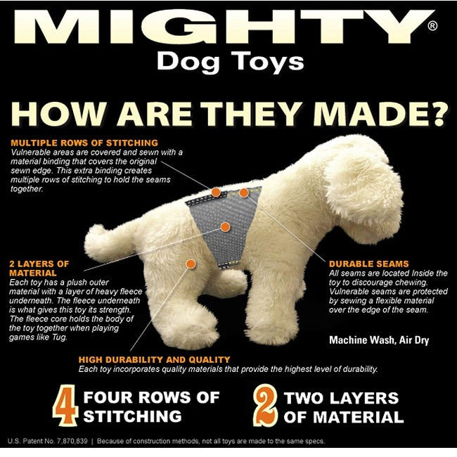 Mighty® Nature: Beaver Dog Toy by Tuffy