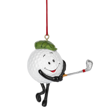 Golf Ball Player Ornament