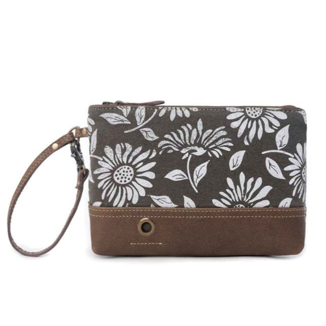 Myra Sunflower Pouch Wristlet S-1286