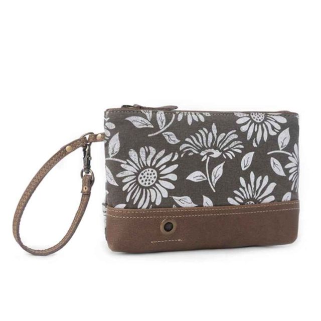 Myra Sunflower Pouch Wristlet S-1286