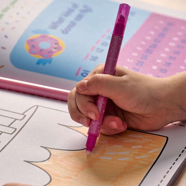 Sparkle Glittery Erasable Markers - Set of 12