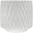 4.7 Inch Glossy White Scalloped Ceramic Planter by Michael Carr Designs