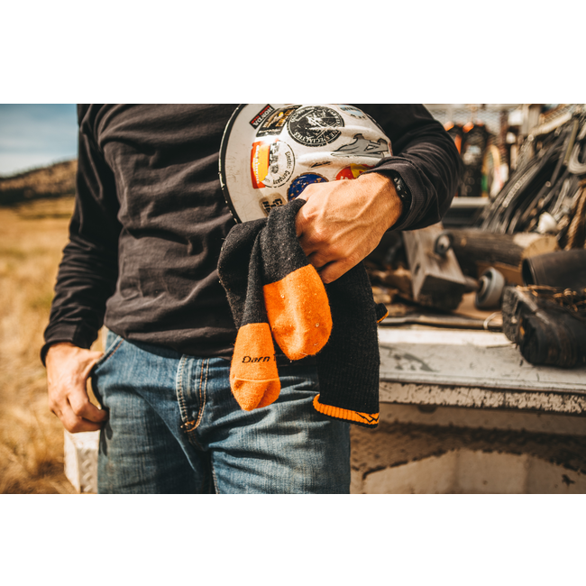 Men's Steely Boot Midweight Work Socks, Graphite