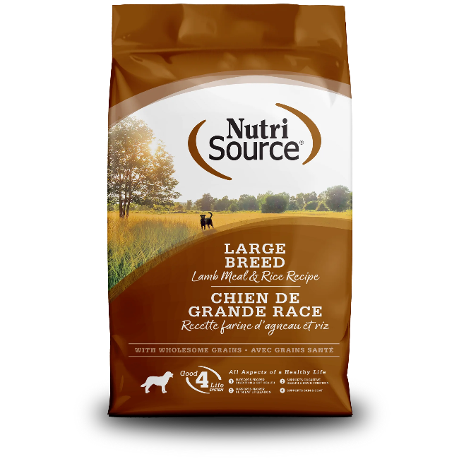 NutriSource Adult Large Breed Lamb Meal & Rice
