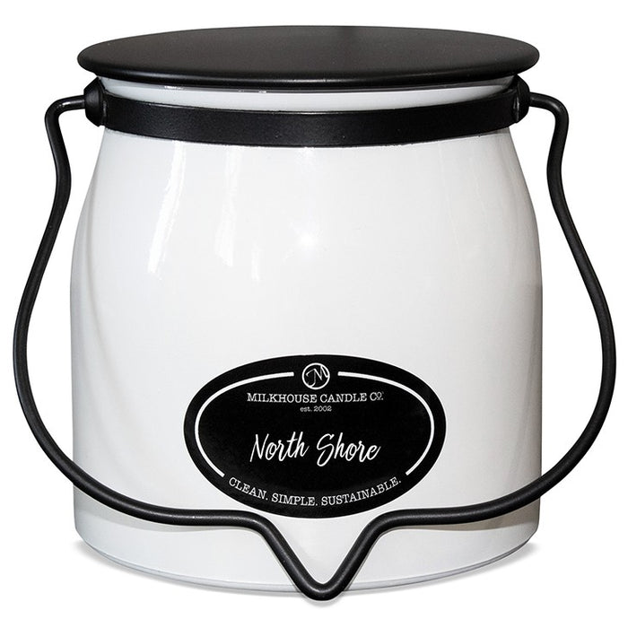 Milkhouse Creamery Collection Soy Candle: North Shore, 16-oz. Butter Jar