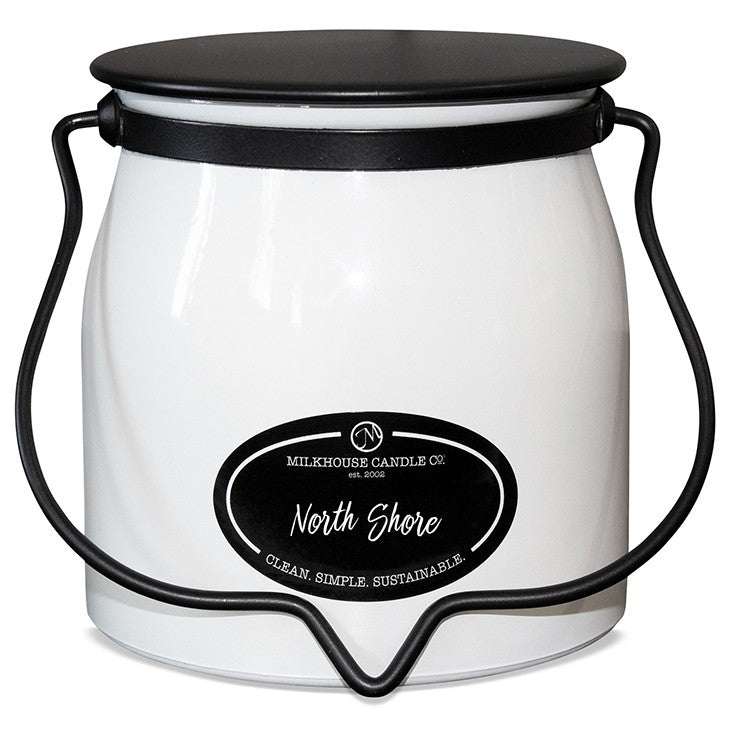 Milkhouse Creamery Collection Soy Candle: North Shore, 16-oz. Butter Jar
