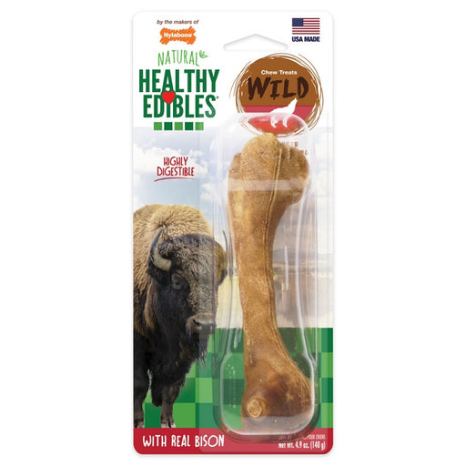 Healthy Edibles WILD Natural- Bison Flavored Dog Chew Treat
