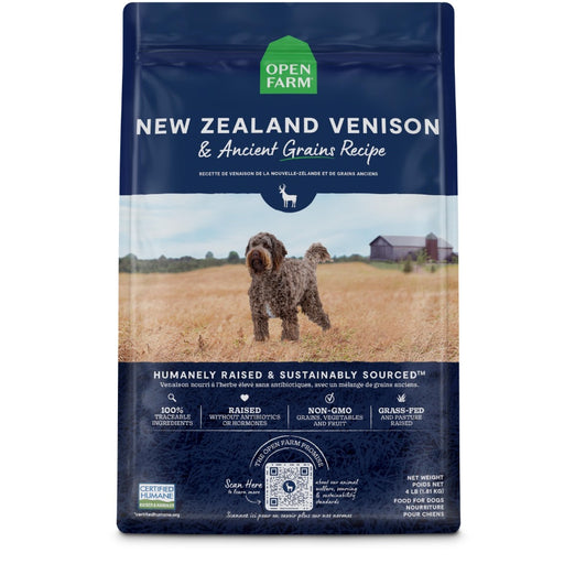 Open Farm New Zealand Venison & Ancient Grains Dog Food