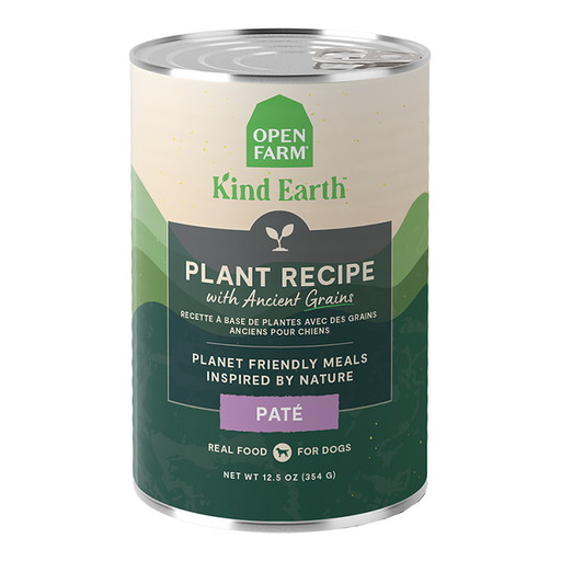 Open Farm, Kind Earth Plant Pate with Ancient Grains for dogs - Case of 12, 12.5oz Cans