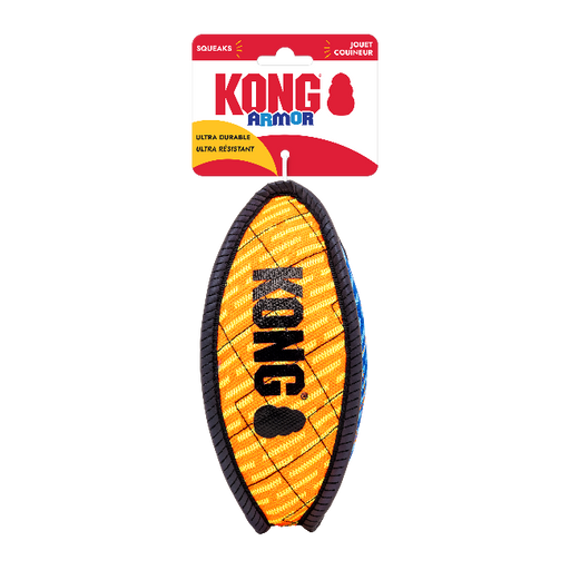 KONG Armor Football Dog Toy - Assorted