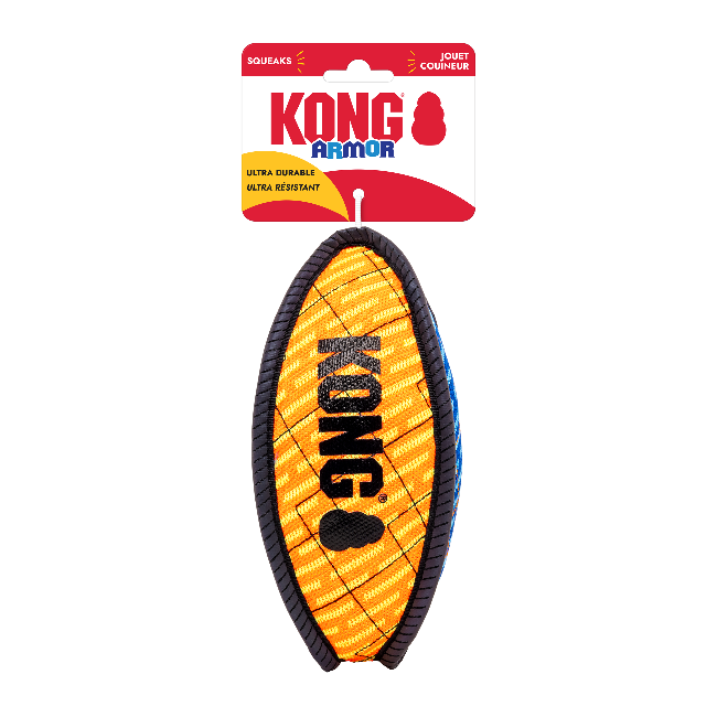 KONG Armor Football Dog Toy - Assorted