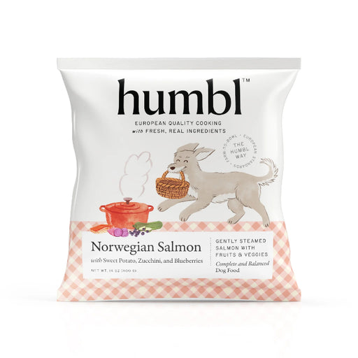 Humbl Norwegian Salmon Frozen Dog Food 14 oz