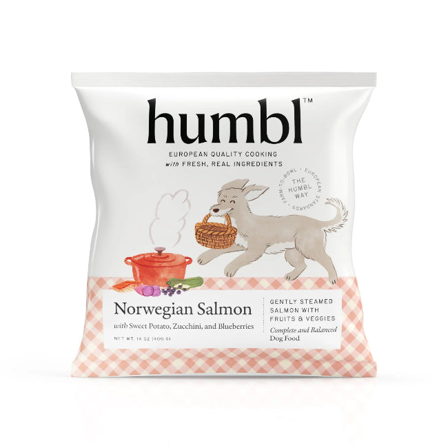 Humbl Norwegian Salmon Frozen Dog Food 14 oz