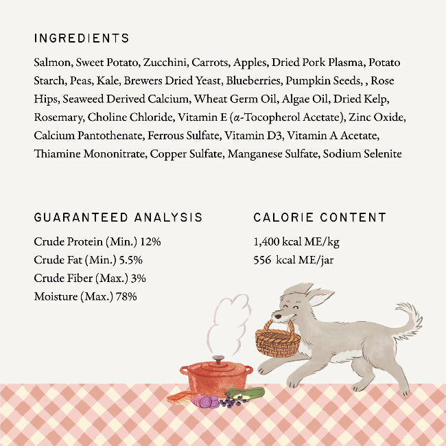 Humbl Norwegian Salmon Frozen Dog Food 14 oz