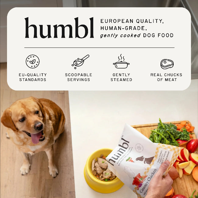Humbl Country Chicken Frozen Dog Food 14 oz