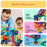 PicassoTiles 100pc Magnetic Marble Run Building Set