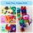 PicassoTiles 100pc Magnetic Marble Run Building Set