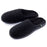 Roxoni Men's Knitted Fleece Lined Slippers, Black