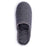 Roxoni Men's Knitted Fleece Lined Slippers, Grey
