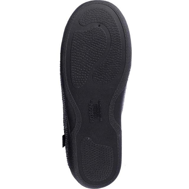 Roxoni Men's Knitted Fleece Lined Slippers, Grey