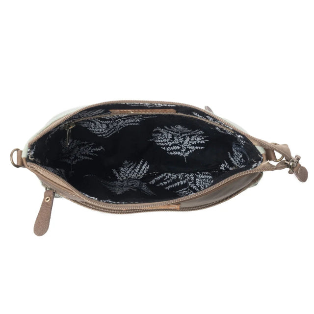 Myra Wildprint Trail Sage Floral Crossbody Bag S-14810