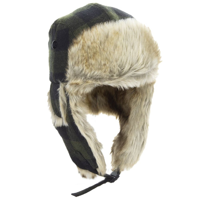 Scala Men's St. Cloud Wool Blend Lined Trooper Hat