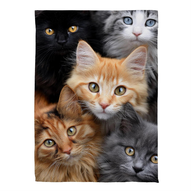 Cats Photo Garden Flag