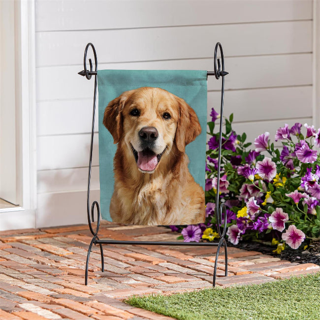 Golden Retriever Photo Garden Flag