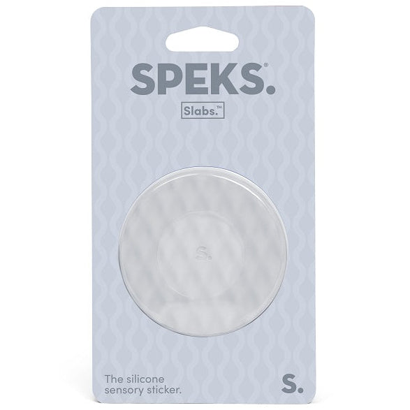 Slabs Silicone Sensory Sticker - Circle Mesh Grey