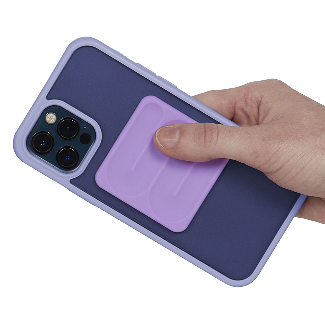 Slabs Silicone Sensory Sticker - Square Path Purple