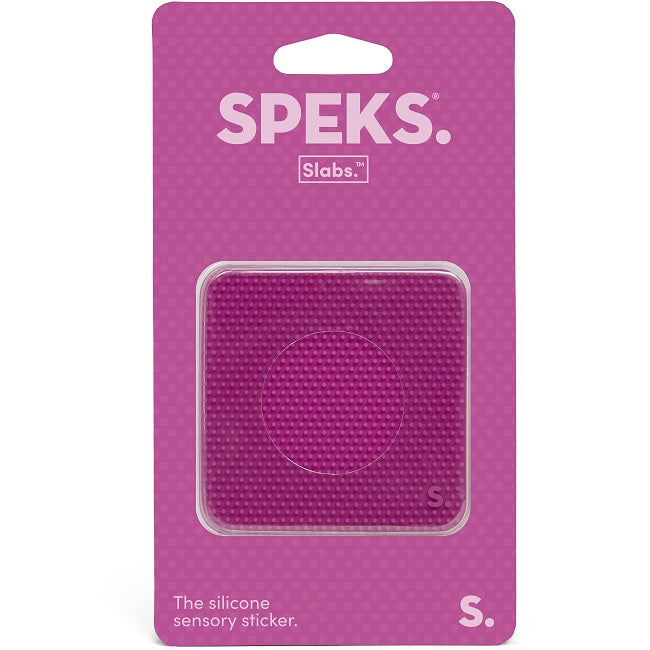 Slabs Silicone Sensory Sticker - Square Static Purple