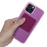 Slabs Silicone Sensory Sticker - Square Static Purple